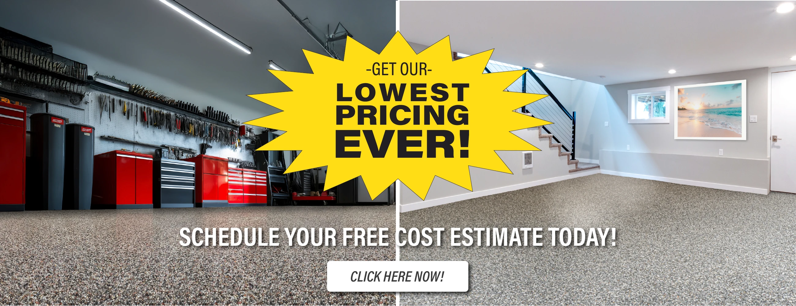 As Low As $.99 sq. ft. Schedule Your Free Cost Estimate Today!